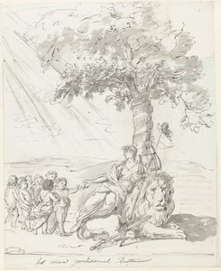 人民政府成立，阿姆斯特尔德装饰，1795 年
新临时政府（物体上的标题） 作者 无名氏