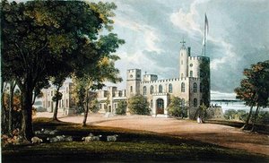诺里斯，来自阿克曼的 "艺术宝库"，约1826年出版（彩色平印）。 作者 约翰（后）根德尔