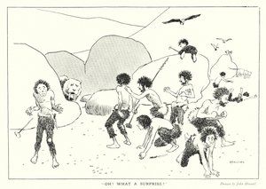 原始场景"哦，真是个惊喜！"平版 作者 约翰（后）哈索尔