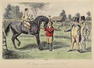 John Leech illustration for Mr Sponge