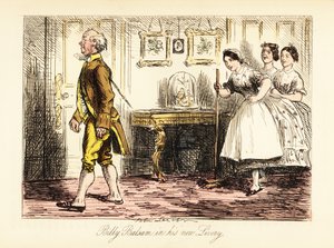 The maids laughing at a gardener dressed up in new footman’s livery 作者 约翰（后）里奇