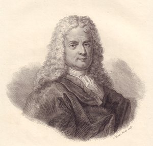 意大利数学家Jacopo Riccati（1676-1754）的肖像，Caterina Piotti-Pirola的铜版画 作者 沃尔特·查尔斯·米尔斯