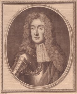 英国詹姆斯二世（1633-1701）的肖像，约翰-戈达尔（1729-1795）根据G-耐勒的画作进行的铜版雕刻 作者 沃尔特·查尔斯·米尔斯