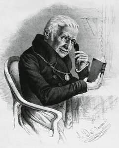 意大利医生和作家洛伦佐-朗多里尼（1752-1844）的画像，由安东尼奥-达尔翁加罗绘制 作者 沃尔特·查尔斯·米尔斯