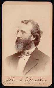 约翰-丹尼尔-伦克尔1822-1902年的肖像，1865年至1873年间。 作者 约翰·亚当斯·惠普尔