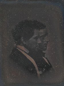 与艺术家兄弟的自画像，1840年代。 作者 约翰·亚当斯·惠普尔