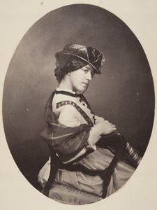 身份不明的女子，1865年 作者 约翰·亚当森