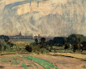 诺丁汉附近（布面油画）