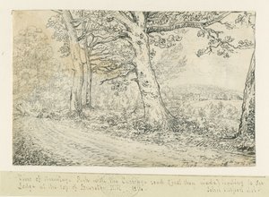 阿米蒂奇公园：钢笔画，1814年 作者 约翰·奥尔波特