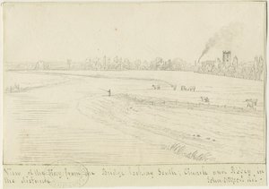 Burton-upon-Trent: pen and ink drawing, nd [1799-1854] (drawing) 作者 约翰·奥尔波特