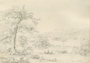 [Great] Barr Hall：钢笔画，nd [1799-1854] 作者 约翰·奥尔波特