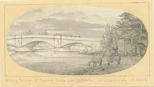沃尔斯利桥：钢笔水墨画，nd [1799-1854]（图画 作者 约翰·奥尔波特