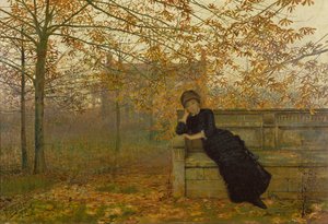 秋悔，1882年 作者 约翰·阿特金森·格里姆肖