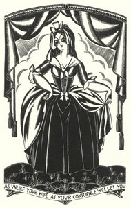 Illustration for Tristram Shandy by Laurence Sterne (litho) 作者 约翰奥斯汀