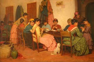 约翰-巴格诺德-伯吉斯的香烟制造商 1887 年 作者 约翰·巴格诺德·伯吉斯