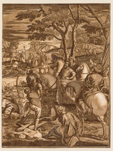 被钉十字架，1741年。 作者 约翰·浸信会杰克逊