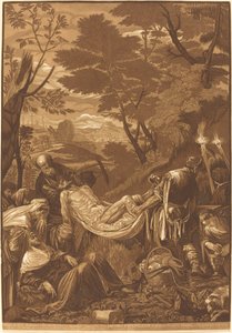 埋葬》（The Entombment 作者 雅各布·巴萨诺之后的约翰·浸信会杰克逊