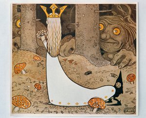 公主和巨魔摘自Bland Tomtar och Troll, 1913年 作者 不明