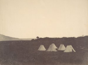 帐篷，阿尔及利亚，1856年。 作者 约翰·比斯利·格林