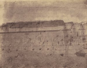 埃德夫（Edfu），围墙东立面的雕塑和铭文 作者 约翰·比斯利·格林
