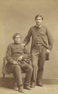 Wharepapa和所罗门神（所罗门神）c.1863（蛋白打印） 作者 约翰·比蒂