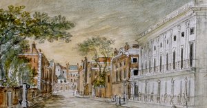 伦敦威斯敏斯特市维果巷沿线的风景，1793年 作者 约翰·布罗姆利