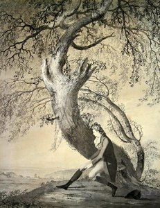 威廉-科尔（1763-1824），安克拉姆伯爵，第六任洛锡安侯爵（纸上水彩）。 作者 约翰·布朗