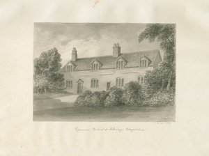 奥尔德里奇文法学校：棕褐色绘画，1847年