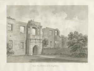 Biddulph Hall (old) : sepia drawing 作者 约翰·巴克勒