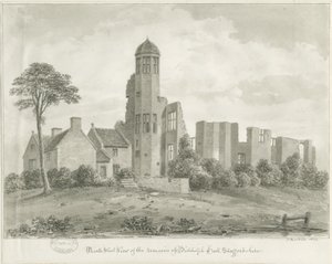 Biddulph Hall（旧）：棕褐色图纸 作者 约翰·巴克勒