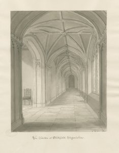 Blithfield Hall-修道院：棕褐色图纸 作者 约翰·巴克勒
