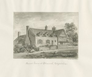 Bloxwich - 古屋：棕褐色绘图 作者 约翰·巴克勒