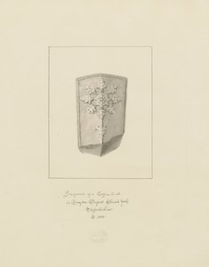 德雷顿·巴塞特教堂（Drayton Bassett Church）-棺材盖：棕褐色绘图，1838年 作者 约翰·巴克勒