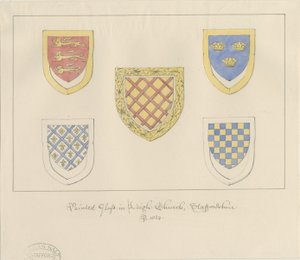 Leigh Church - 彩绘玻璃：彩色图画 作者 约翰·巴克勒