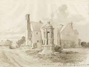 Patshull-Pepperhill：棕褐色水洗图，1820年8月30日 作者 约翰·巴克勒