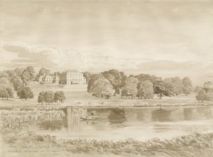 Patshull House：棕褐色水墨画，1820年8月26日