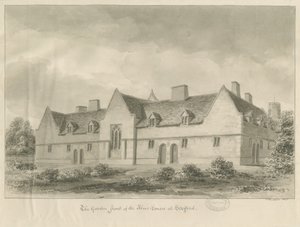 斯塔福德-施舍：棕褐色画，1841年 作者 约翰·巴克勒