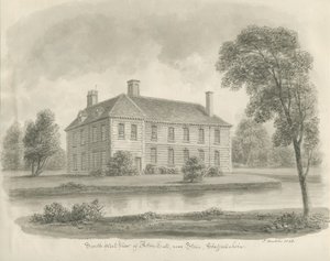 Stone - Aston Hall：棕褐色绘图 作者 约翰·巴克勒