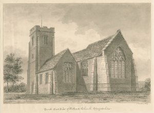 Wichnor Church: sepia drawing 作者 约翰·巴克勒
