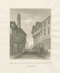 Wolverhampton - Lichfield Street: sepia drawing 作者 约翰·巴克勒