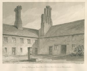 伍斯特郡-德罗伊特威奇-Staynors Court：乌贼墨画，1833年 作者 约翰·巴克勒