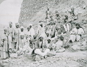 开伯尔酋长和可汗，西北边境贾姆鲁德堡，约1878年