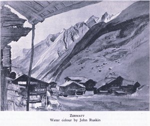 采尔马特，来自1947年柯林斯出版的英国冒险 作者 约翰·布什
