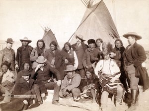 1891年，Pine Ridge的印第安酋长和美国官员 作者 约翰·CH·格拉比尔