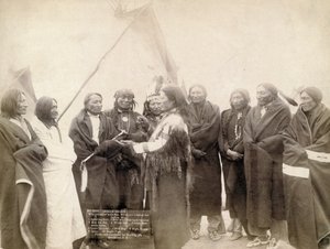南达科他州戴德伍德的印第安酋长，1891年 作者 约翰·CH·格拉比尔