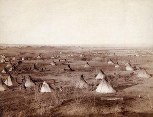 Lakota Tribal Village in 1891 by John Grabill 作者 约翰·CH·格拉比尔