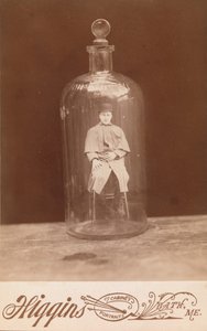 瓶中人，约1888年。 作者 约翰·C·希金斯
