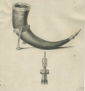 利奇菲尔德--饮酒的号角：钢笔和深褐色的图画，nd [1748-1817]（图）。