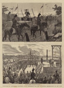 在圣彼得堡执行亚历山大索洛维耶夫，企图暗杀沙皇 作者 John Charles Dollman