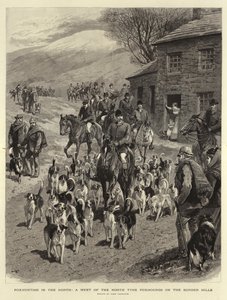 在北部的Foxhunting，在边境山的北泰恩狐狸的会面 作者 约翰·查尔顿